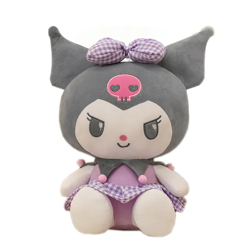 Sanrio peluche bambola di pezza melodia carina peluche cuscino morbido per bambini regalo di compleanno per ragazza decorazione della stanza di Natale Kawaii