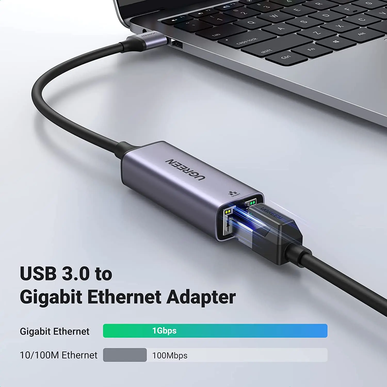 UGREEN Adaptador USB 3.0 a Ethernet Adaptador de red Gigabit