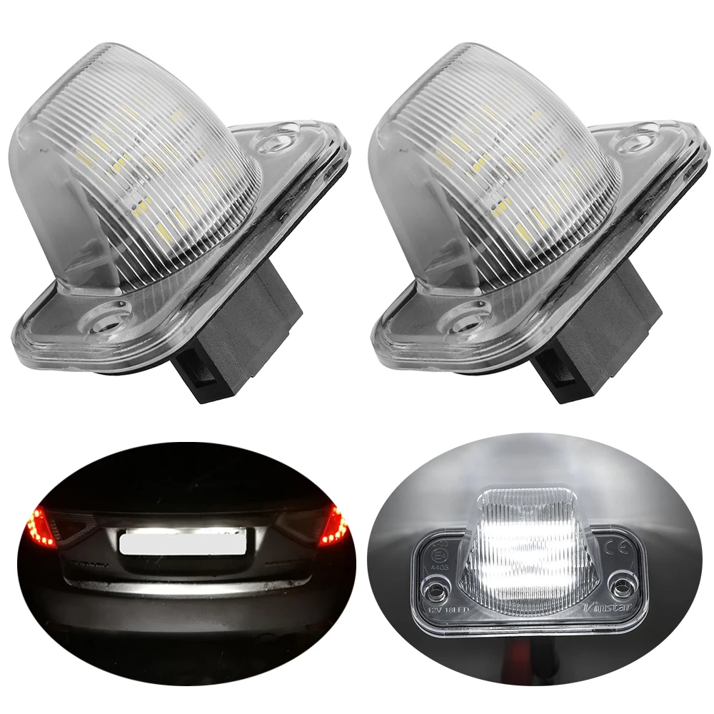 

License Plate Lights For Vw T4 1990~2003 Auto Number Lamp 12V LED Number Plate Lamp