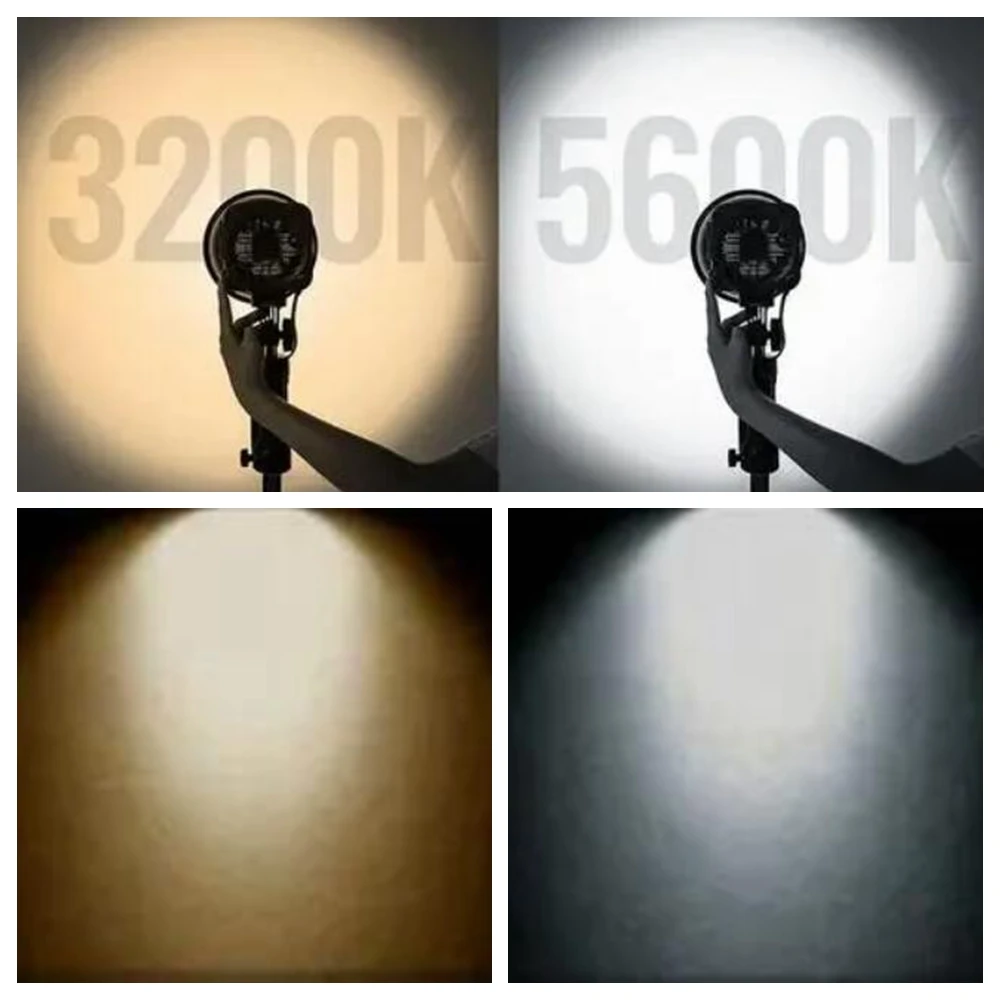60W Mini Zoom LED Profiel Spot Light Professionele 3200K / 5600K LED-lichtbronchip