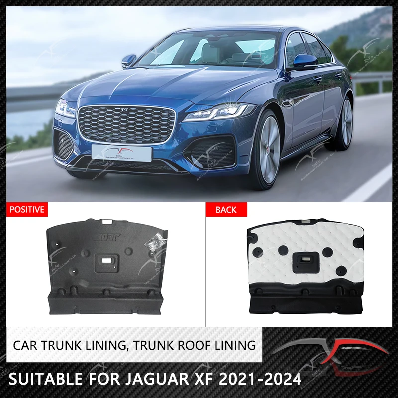 Suitable for 2021-2024 Jaguar XFL trunk lining, trunk lining, trunk upper roof insulation cotton lining panel