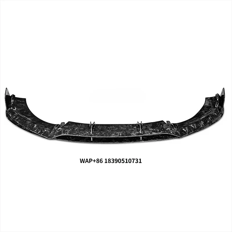 RS7 Dry Forged Carbon Fiber Fibre Front Bumper Lip Splitter Body Kits Fit for RS7