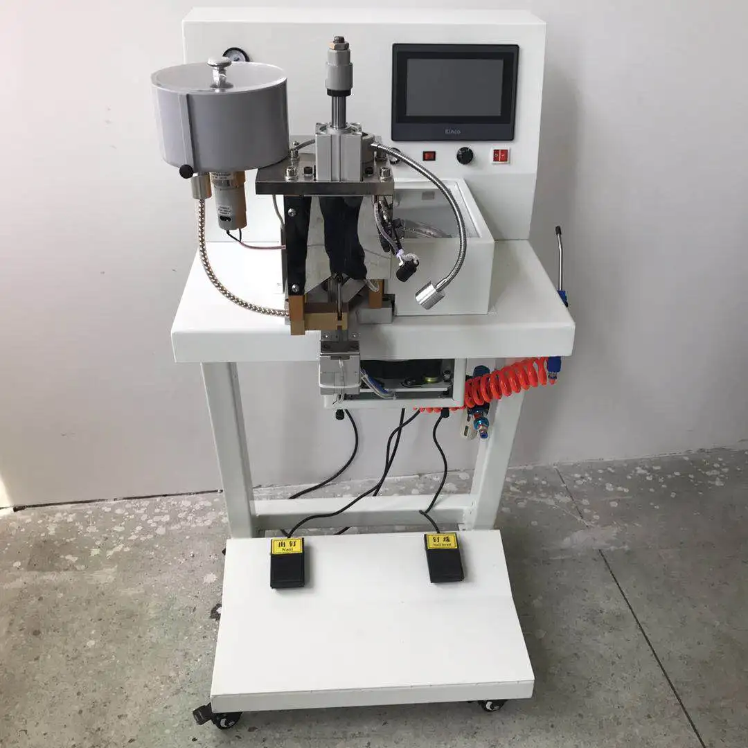 High quality four-claw nail riveting machine/pearl punch