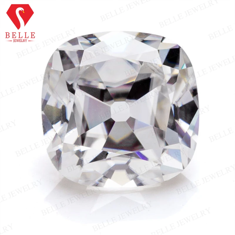 Moissanite Multicolor All Size Cushion OEC Loose Gemstone Old European Cut VVS1 Excellent Pass Diamond Tester Stone For Jewelry