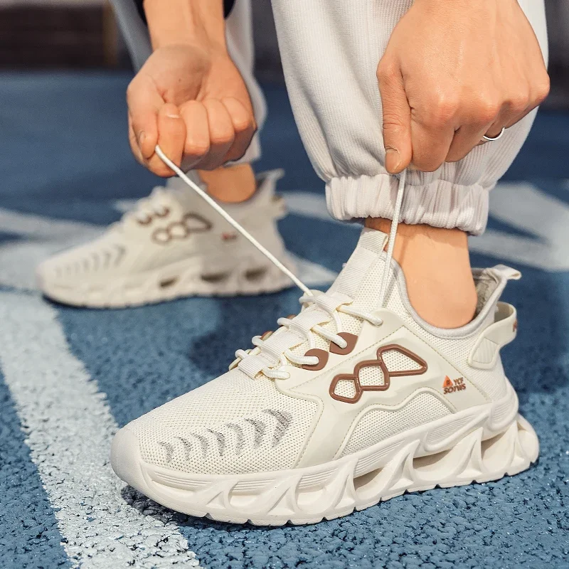 

Мужские летние дышащие сетчатые кроссовки на шнуровке, новые популярные брендовые оригинальные разноцветные кроссовки с буквенным дизайном