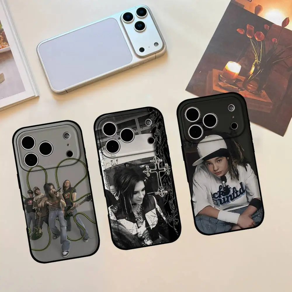 Band Cool T-Tokio Hotel-S Handyhülle für iPhone 17 16 15 14 13 12 11 X XR XS Plus Pro Max Mini Weiche Schwarze Schutzhülle