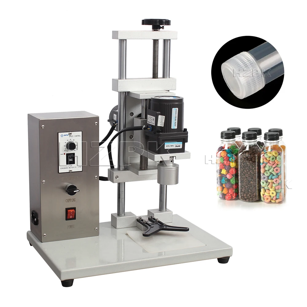 

HZPK Semi-Automatic Capping Machine Beverage Bottle Capping Machine Plastic Bottle Cap