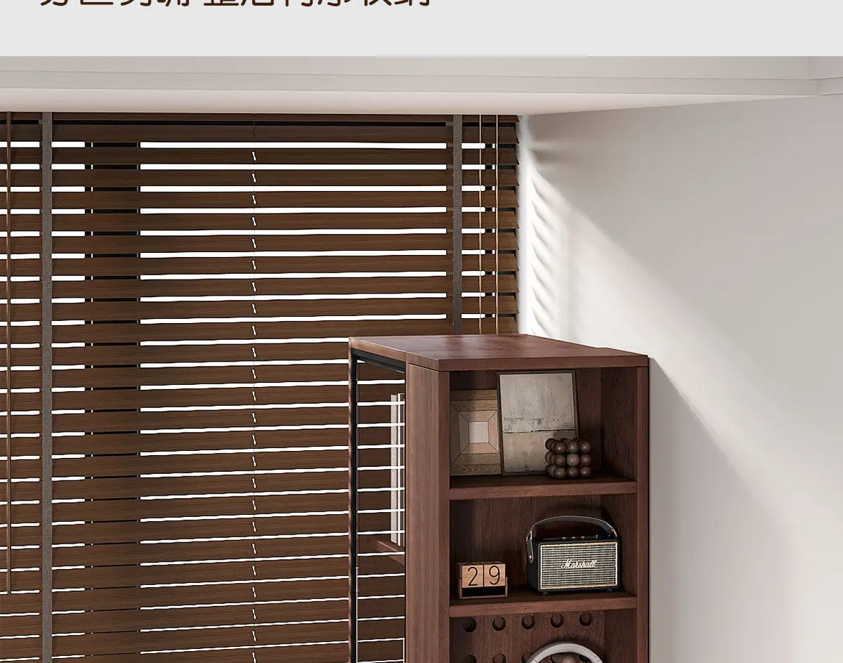 Picture 6: LMM medieval solid wood bay window storage cabinet balcony bedroom window sill corner cabinet