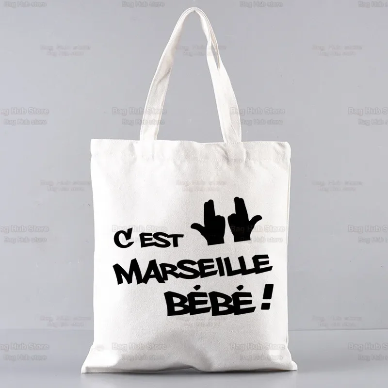 JuL C'est Pas Des حقائب اليد النسائية الجديدة الأكثر مبيعًا حقيبة يد الموضة حقيبة قماش قنب حمل حقيبة كتف عادية للسيدات