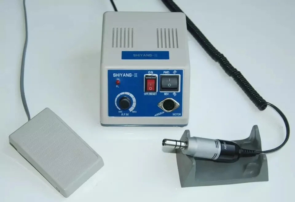 Alta precisão Handpiece micro motor usado equipamento de laboratório dental, Ce elétrico, Saeyang N3 SH37L1, 35000 RPM, 65W