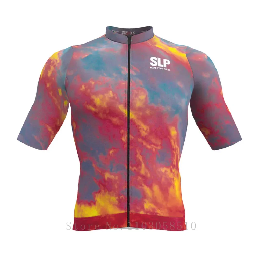 SLP Man Cycling Maillot Cool Technology Radtrikot Herren Damen Atmungsaktive, schnell trocknende Fahrradbekleidung für Herren Sonnenschutz UPF50+