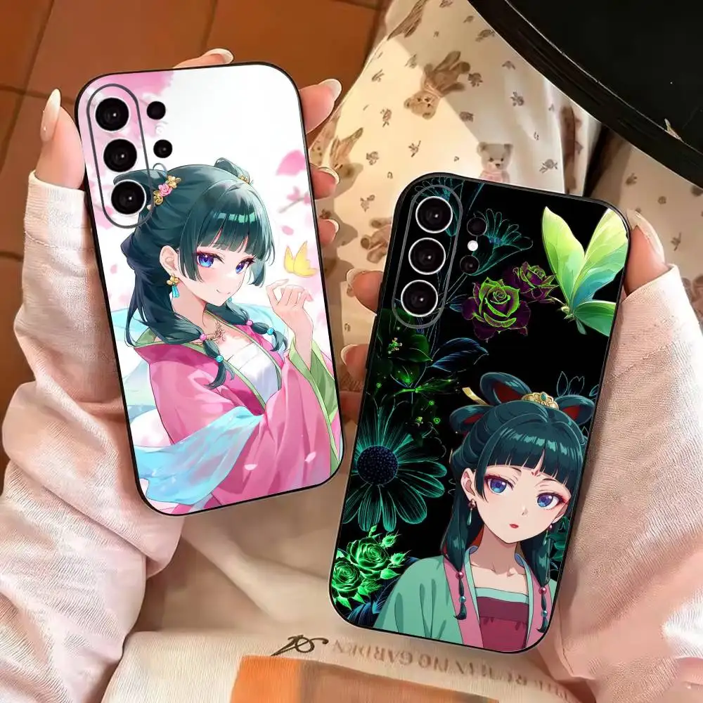 The A-Apothecary Diaries Maomao Phone Case For Samsung S25,S24,S21,S22,S23,S30,Ultra,S20,Plus,Fe,Lite,Note,10,Black Cover