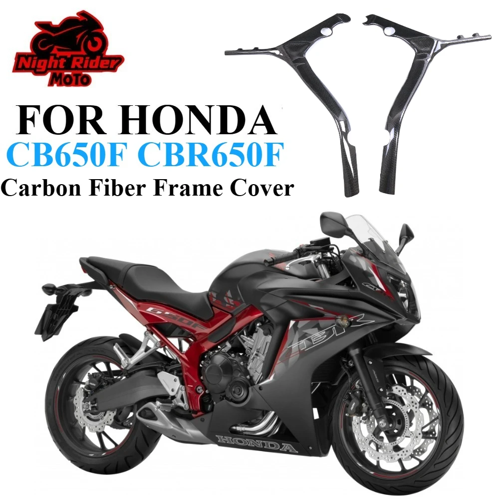

Carbon Fiber For HONDA CB650F CBR 650F 2021 2022 2023 2024 Motorcycle Modified Parts Side Fairing Carbon Fiber Frame Cover