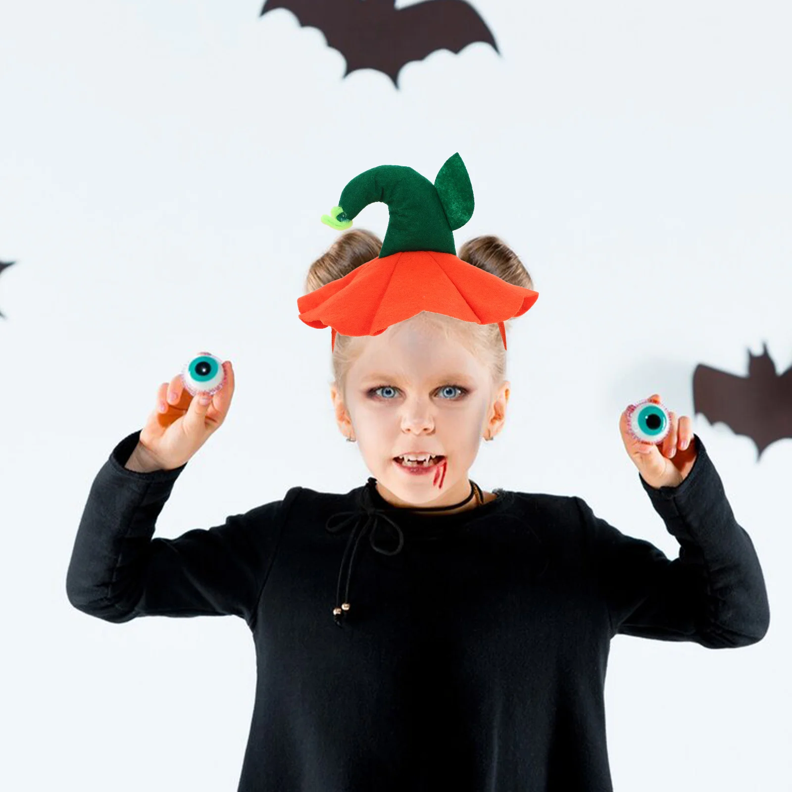 

2 шт., повязка на голову с тыквой, повязка для волос на Хэллоуин, удобный детский праздничный обруч для волос, аксессуары для волос на Хэллоуин, повязка для волос с тыквой