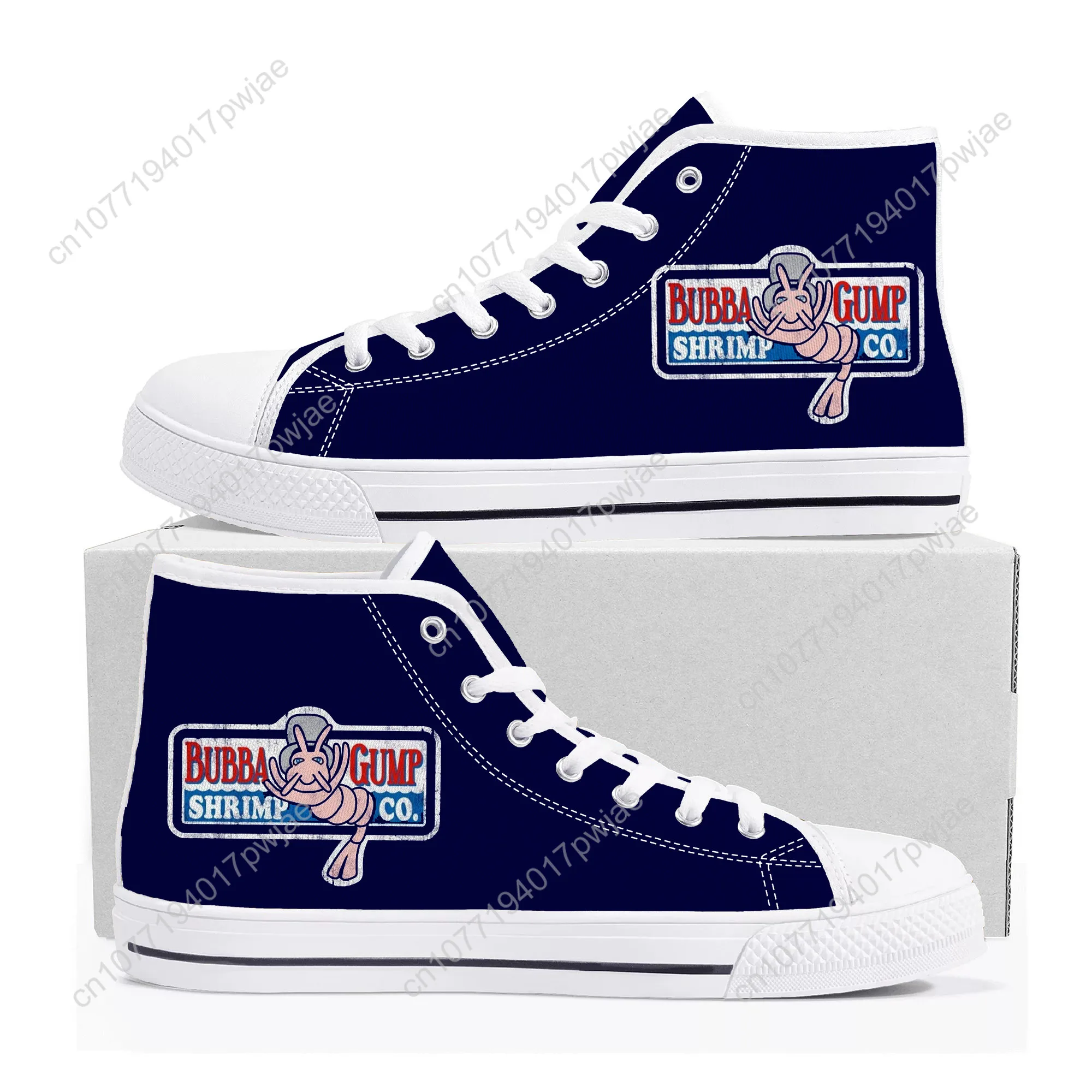Retro1994 Bubba Gump Shrimp High Top High Quality Sneakers Bubba Gump Mens Womens Teenager Canvas Sneaker Ghana Casual Shoes