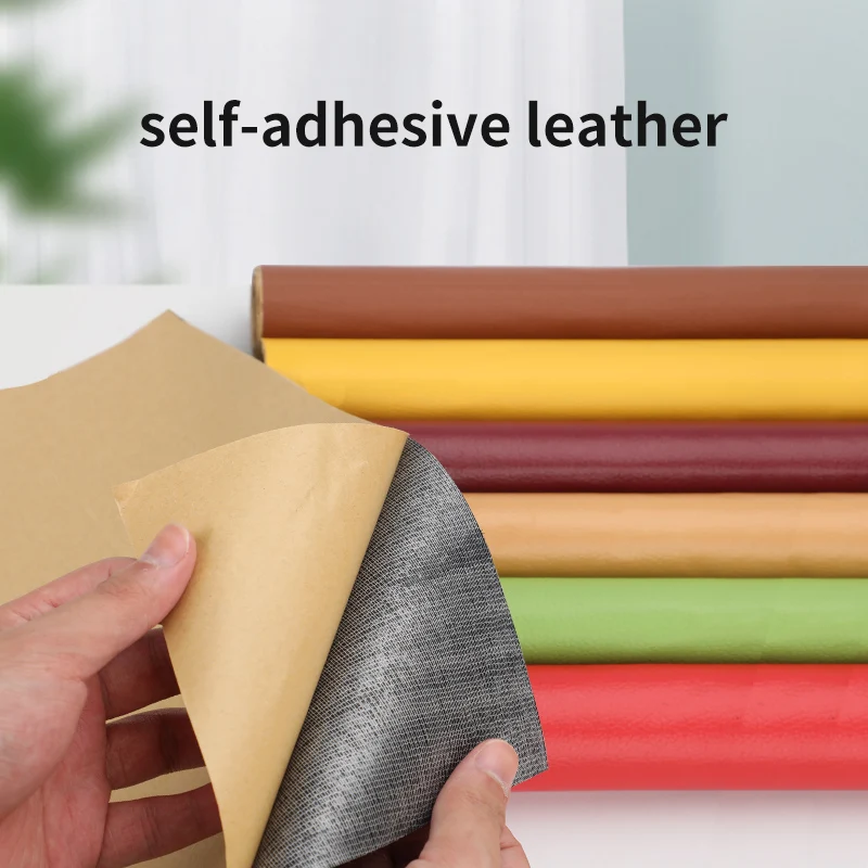 DIY Leather Patches 35x137cm Self-Adhesive Waterproof Vinyl Repair Couch Patch for Sofas Furniture Car Seats Bags Jackets