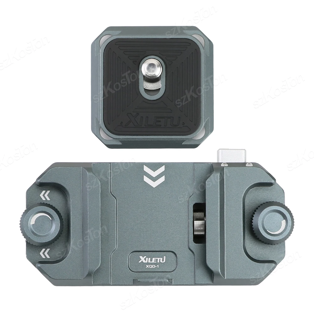 Kameraclip Aluminium Clip Rucksackgurt Kamerahalterung Schnellwechselplatte für Canon Sony Nikon DSLR Action Kamera – Detail 12