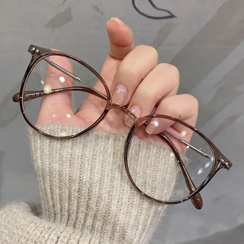 Samjune Vintage Round Anti Blue Light Computer Glasses for Men Women Eyewear Blocking Glasses Eyeglass view 3