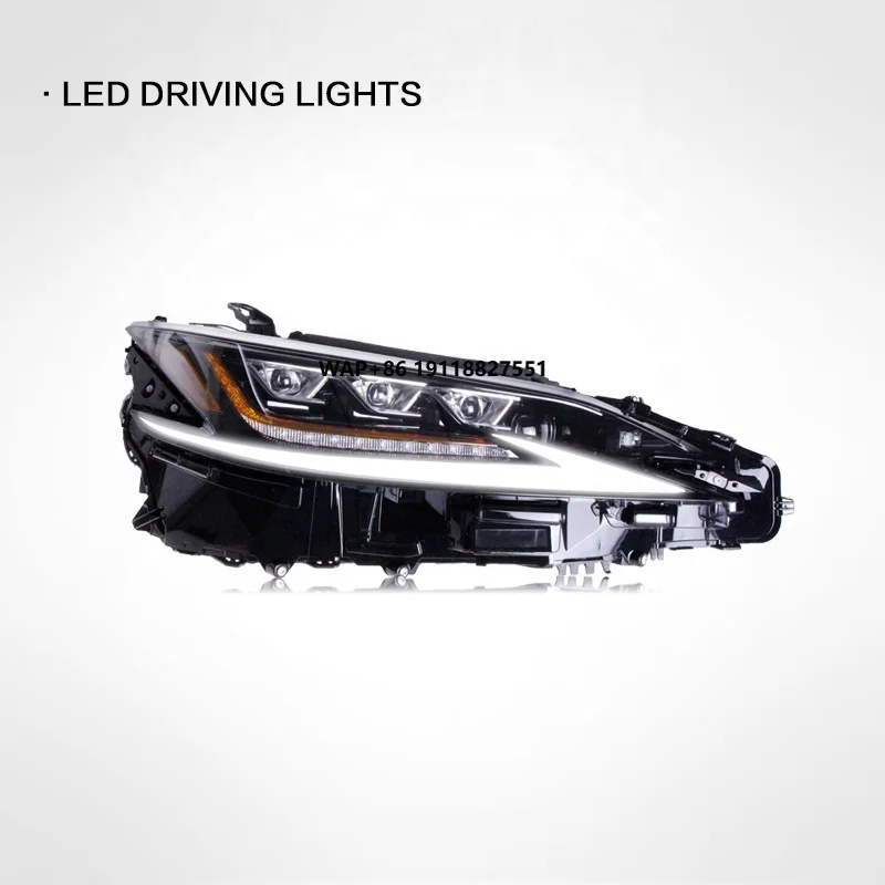 Full Triple Beams ES350 LED Car Light 2018-2021 Headlamp for  ES450 LED Headlight Assembly