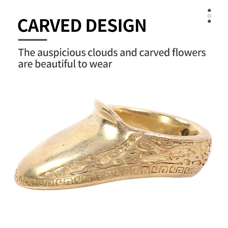 Product Title: Brass Archery Thumb Ring 3