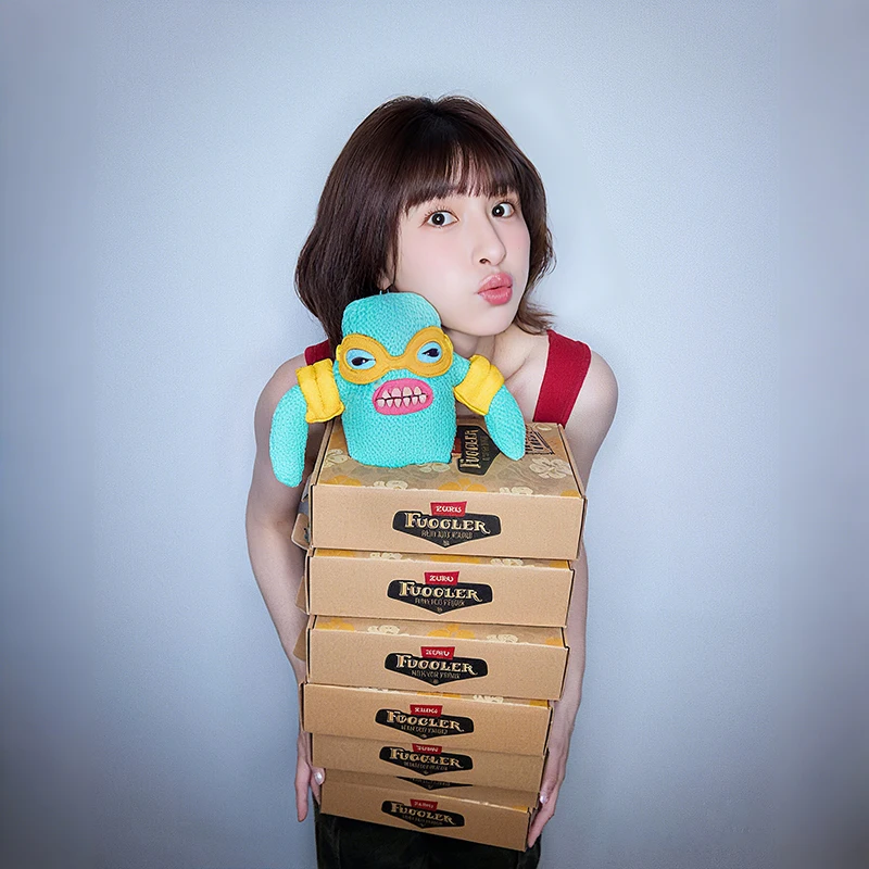 100% ファッガラー醜いモンスター ソフトぬいぐるみ 9インチのお尻が面白いペットフィギュア 歯のモンスター人形 ぬいぐるみ 子供向けクリスマスプレゼント