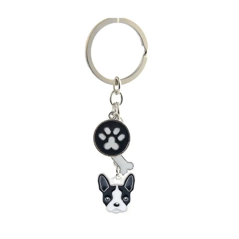 El más nuevo llavero de perro Boston Terrier Memes, llavero para perro mascota, colgante, regalo de joyería para mujeres y hombres