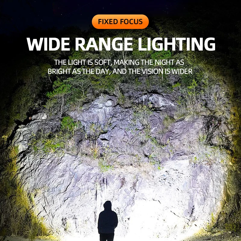 Lanterna led forte luz explosão de alta potência remoto recarregável mini bolso portátil pequena luz ao ar livre