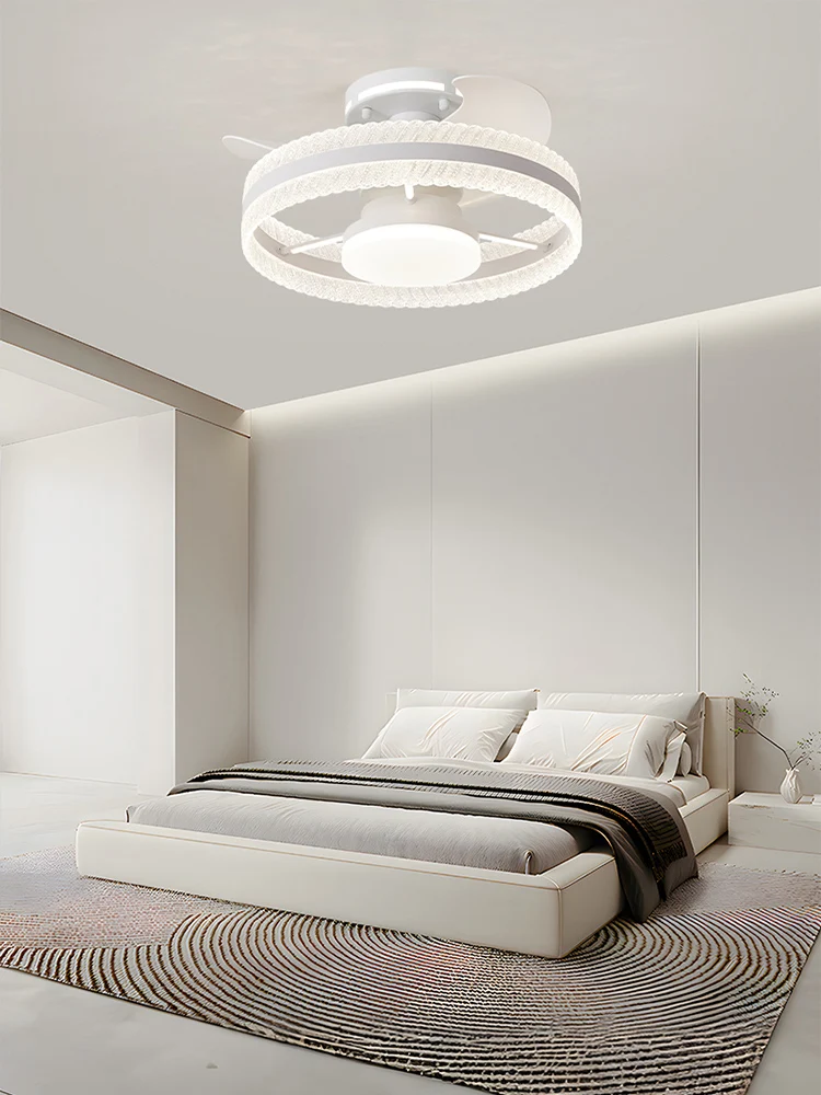 

Modern light luxury minimalist style fan pendant light ceiling light living room hall bedroom study practical fan light