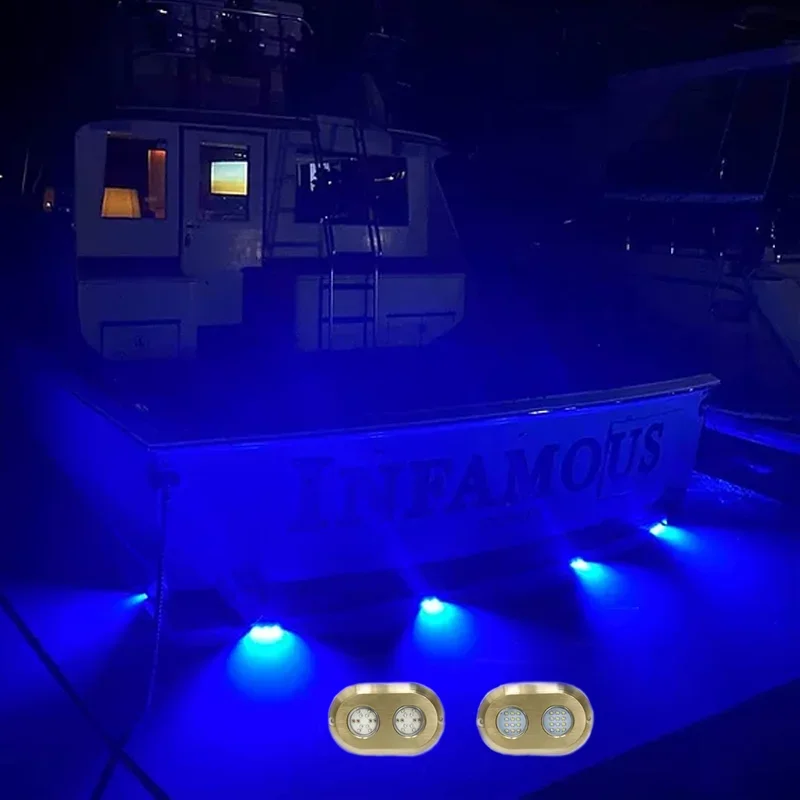 

Bronze 120W Waterproof Underwater Pontoon LED Marine Boat LED Lights