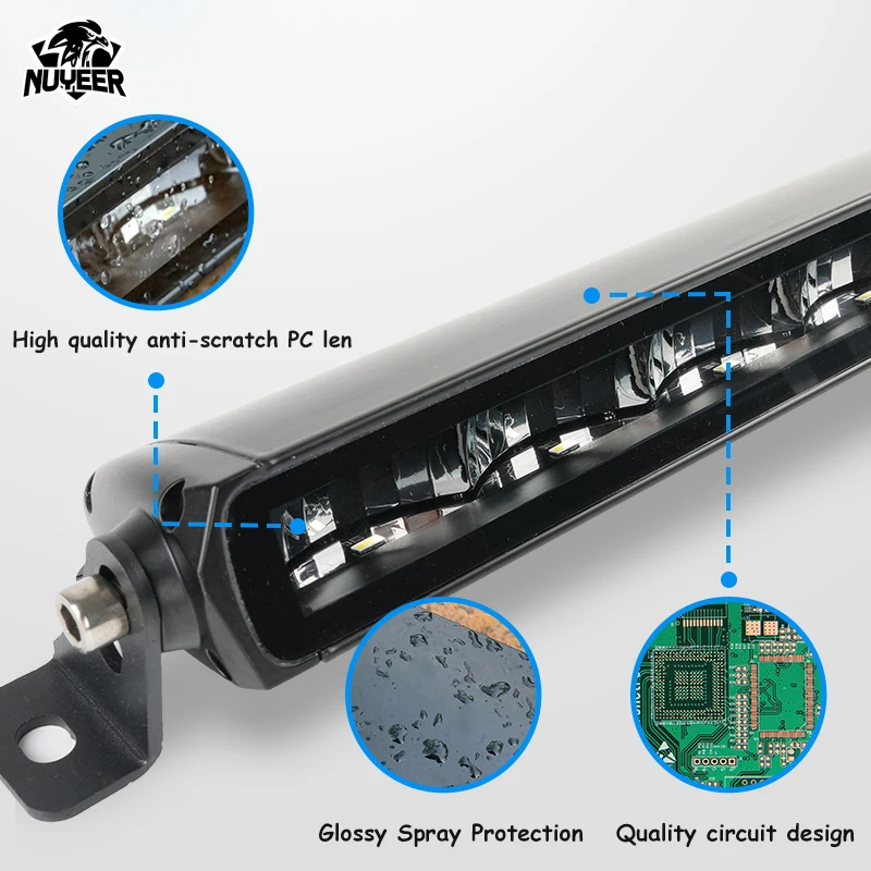 

4x4 ATV UTV Truck 240W 30" Custom Automotive Light bar Dual Color