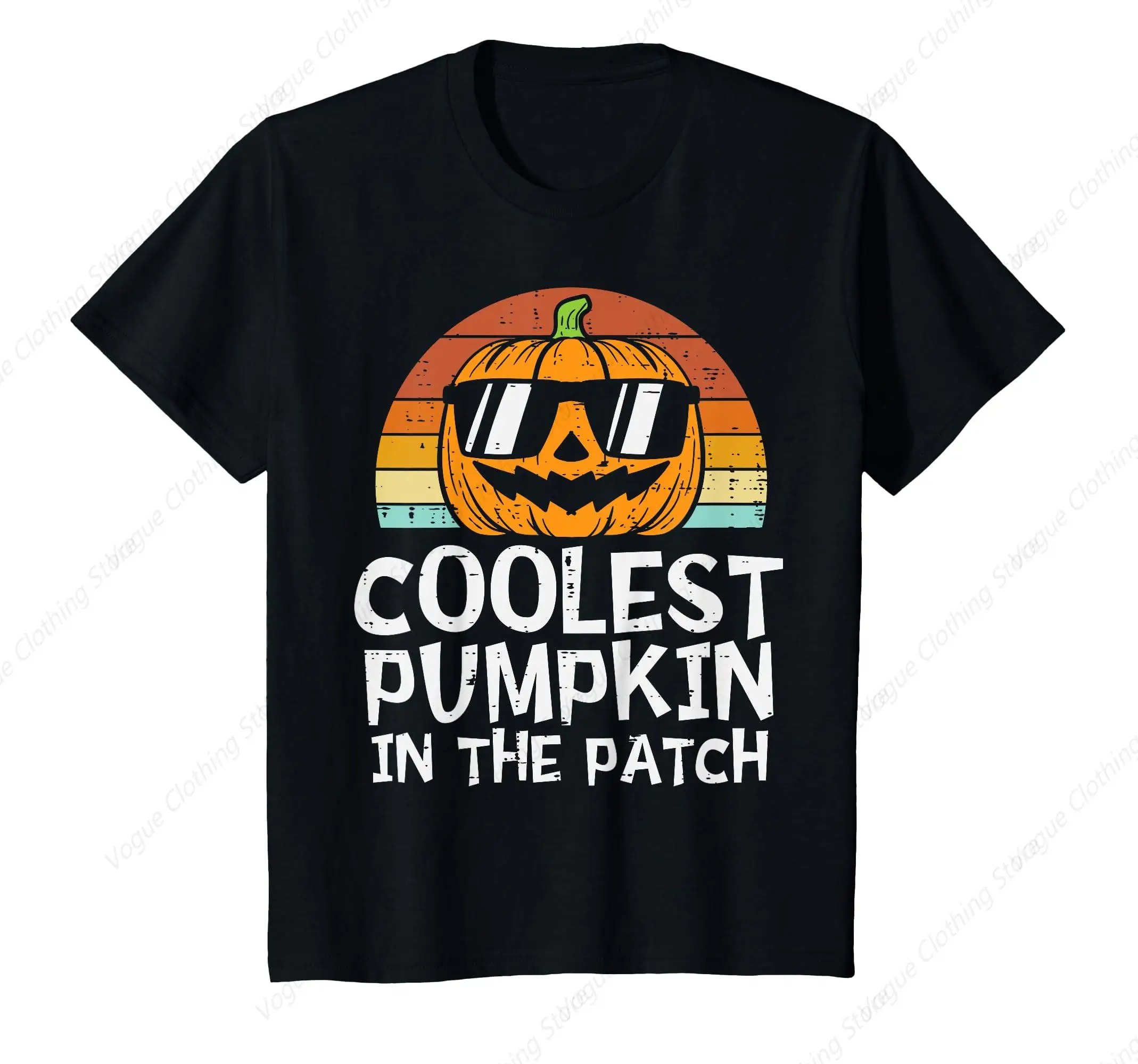 Coolest Pumpkin In The Patch Toddler Boys Halloween Kids T-Shirt Prevailing Tee Fashion Short Sleeves Sport Leisure Soft Tops