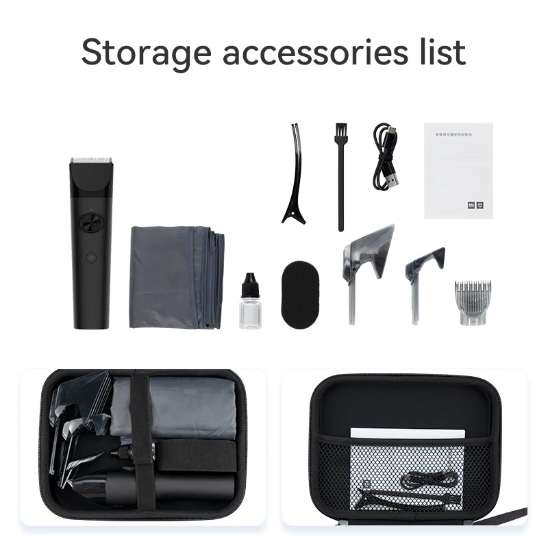 Hard EVA Storage Case For Xiaomi Mijia Electric Hair Clipper Bag Portable Hair Trimmer Haircut Travel Carrying Box