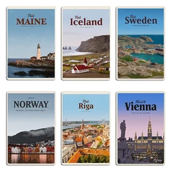 Visit Malmo Metal Sign Living Room Cinema Printed Living Room Pub Vist Iceland Norway Riga Vienna Travel Tin Sign Poster