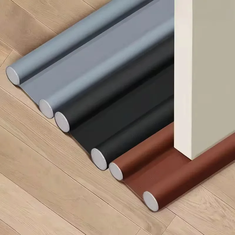 1pc Door Bottoom Seal Strip Flexible Wind Reduction Stopper Under Door Sealing Blocker Door Weatherstrip Sound Proof Wall Panels