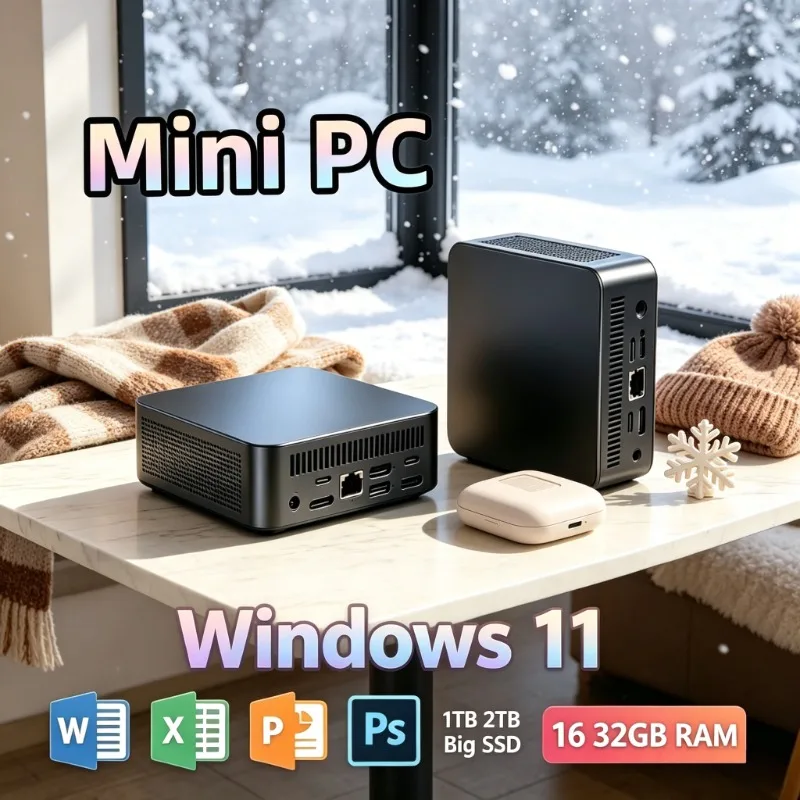 

Compact Portable Mini Host I9 10980HK Powerful Mini PC Ideal for Work Home Leisure Gaming