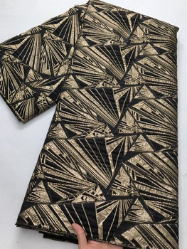 브로케이드 자카드 원단 레이스, 다마스크 원단 하이 퀄리티 파티 드레스, 아프리카 도금 레이스 직물, 2.5 야드 4119, 최신