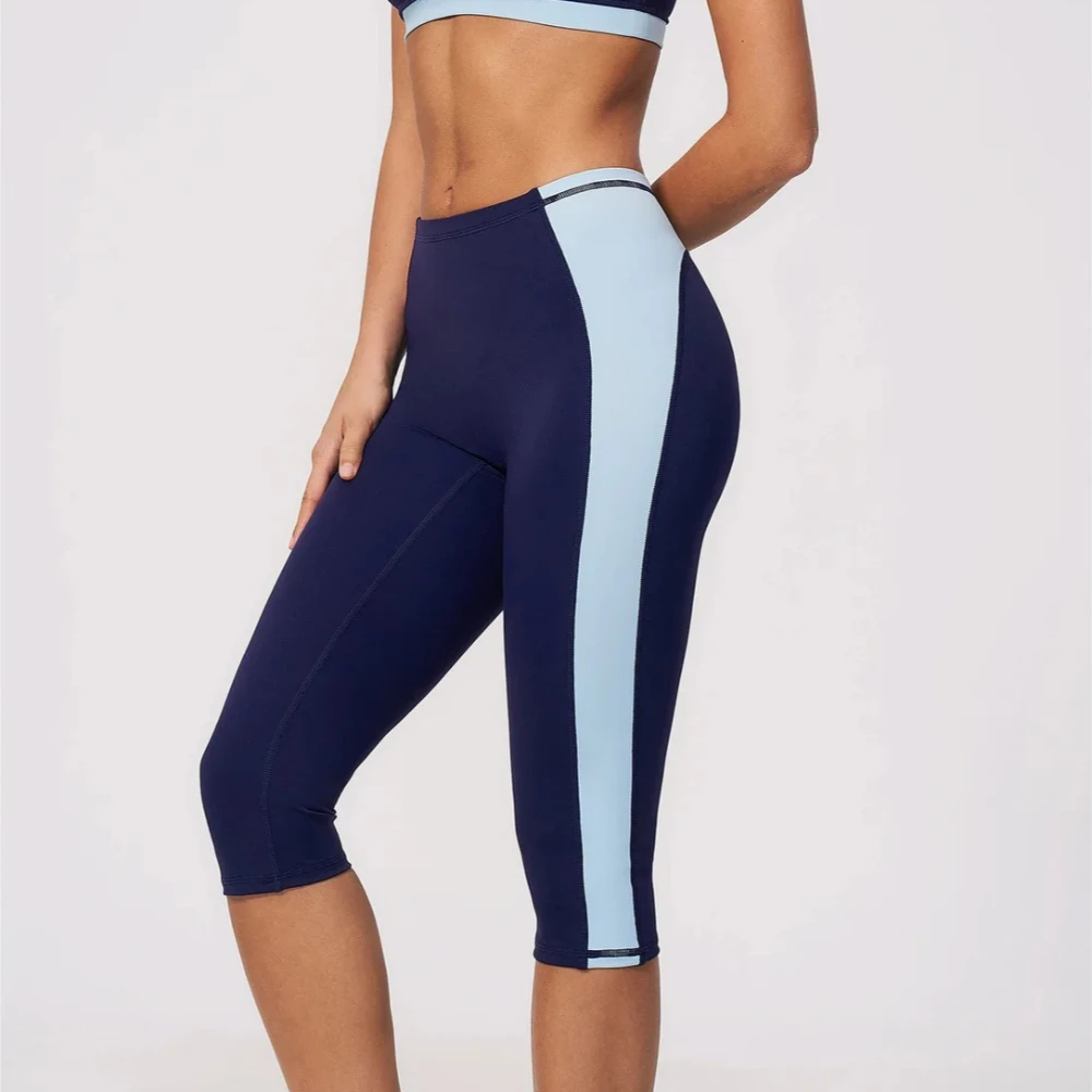 High Waist Yoga capri pants Women Leggings Fitness Running Yoga Pants High Impact Energy Gym Tight Leggings Workout Trousers
