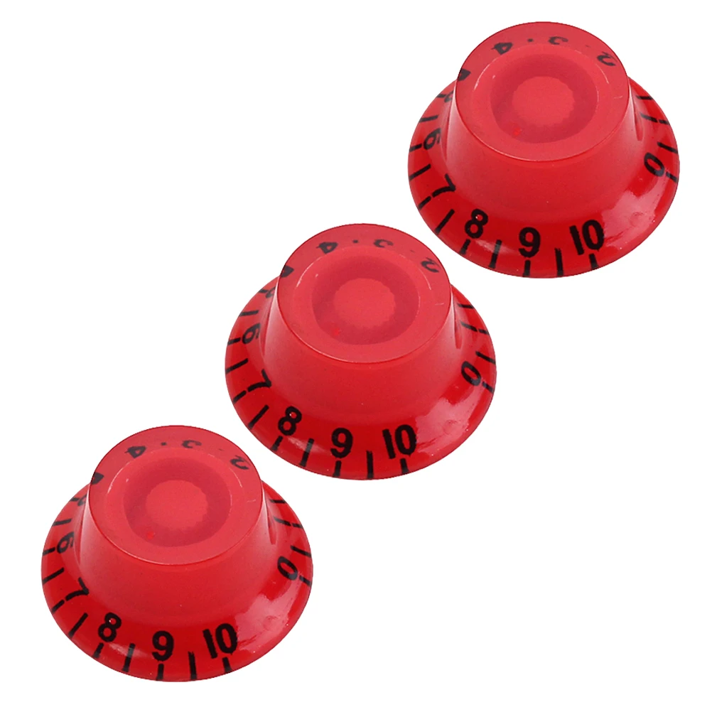

3 PCS/Set Guitar Knob Tone Control Knobs Volume Cap Parts for Replacement Professional
