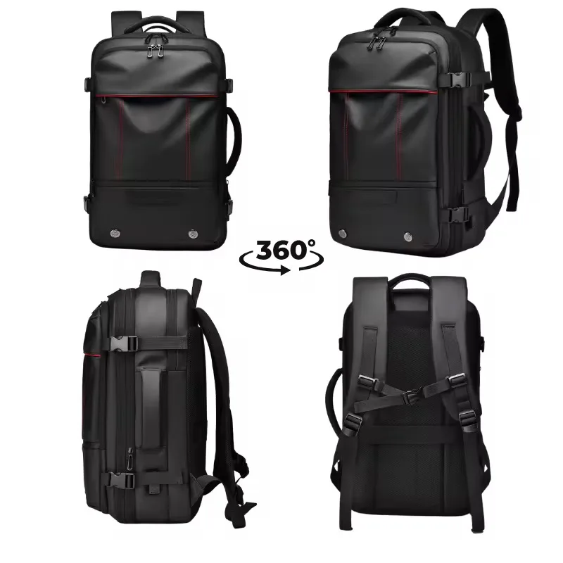 WEIXIER 16'' High-end Business Backpack With Expandable Capacity And Sense Of Luxury Waterproof Fashion Travel Backpack view 4