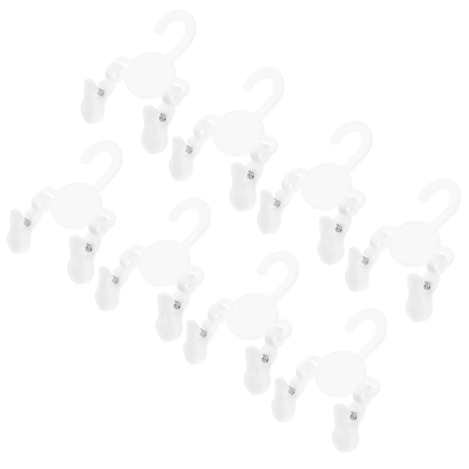 

10 pcs Kids Shoe Hanger Plastic Child Sock Hat Organizer Rack For Nursery Home Clothing Store Lightweight Storage