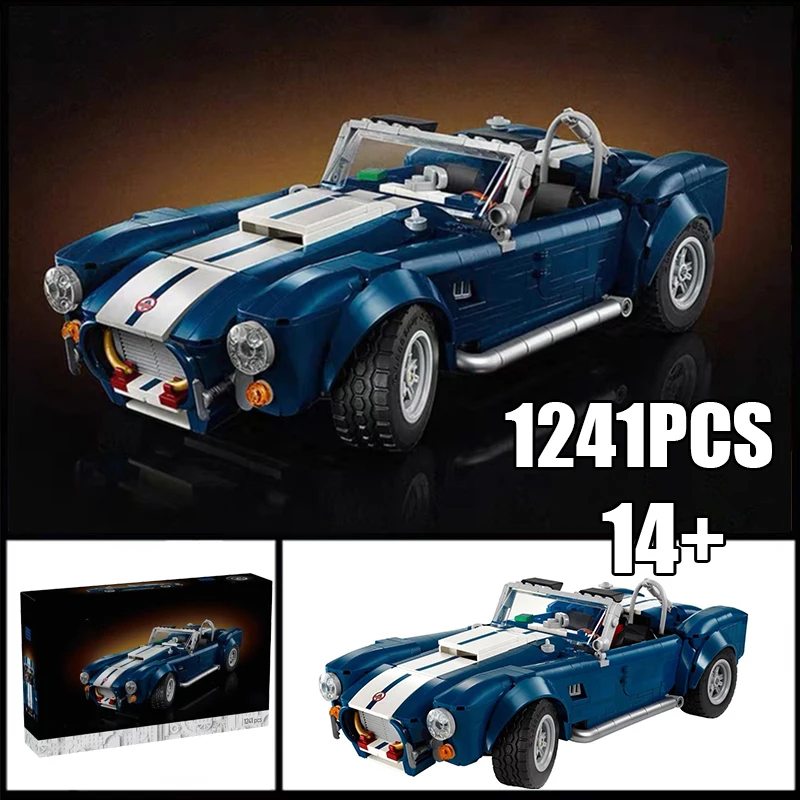 

2025 Новые 1241 шт. COBRA Technic Car Building Blocks (совместимые 10357) - комплект моделей суперкара своими руками, коллекционные игрушки-дисплеи для Bo