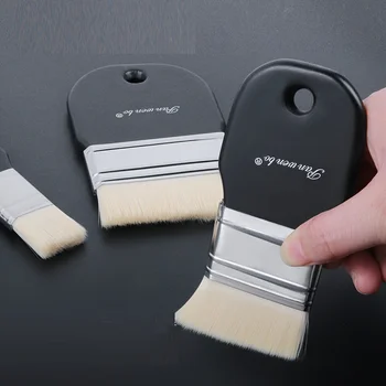 1/3 szt. Pędzel do deski nylonowy pędzel do malowania drewniany pędzel do malowania gwaszu akwarela farba olejna akrylowe malowanie ścian dostaw sztuki