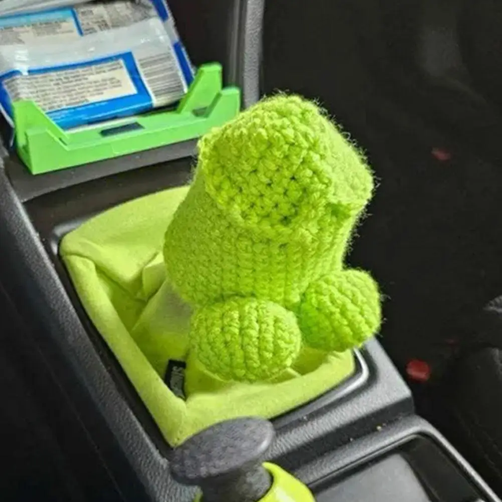Креативный автомобильный чехол для рычага переключения передач, защитный рукав, рукав для переключения передач, украшение, вязаная ручка рычага переключения передач, форма Swea X0Q0