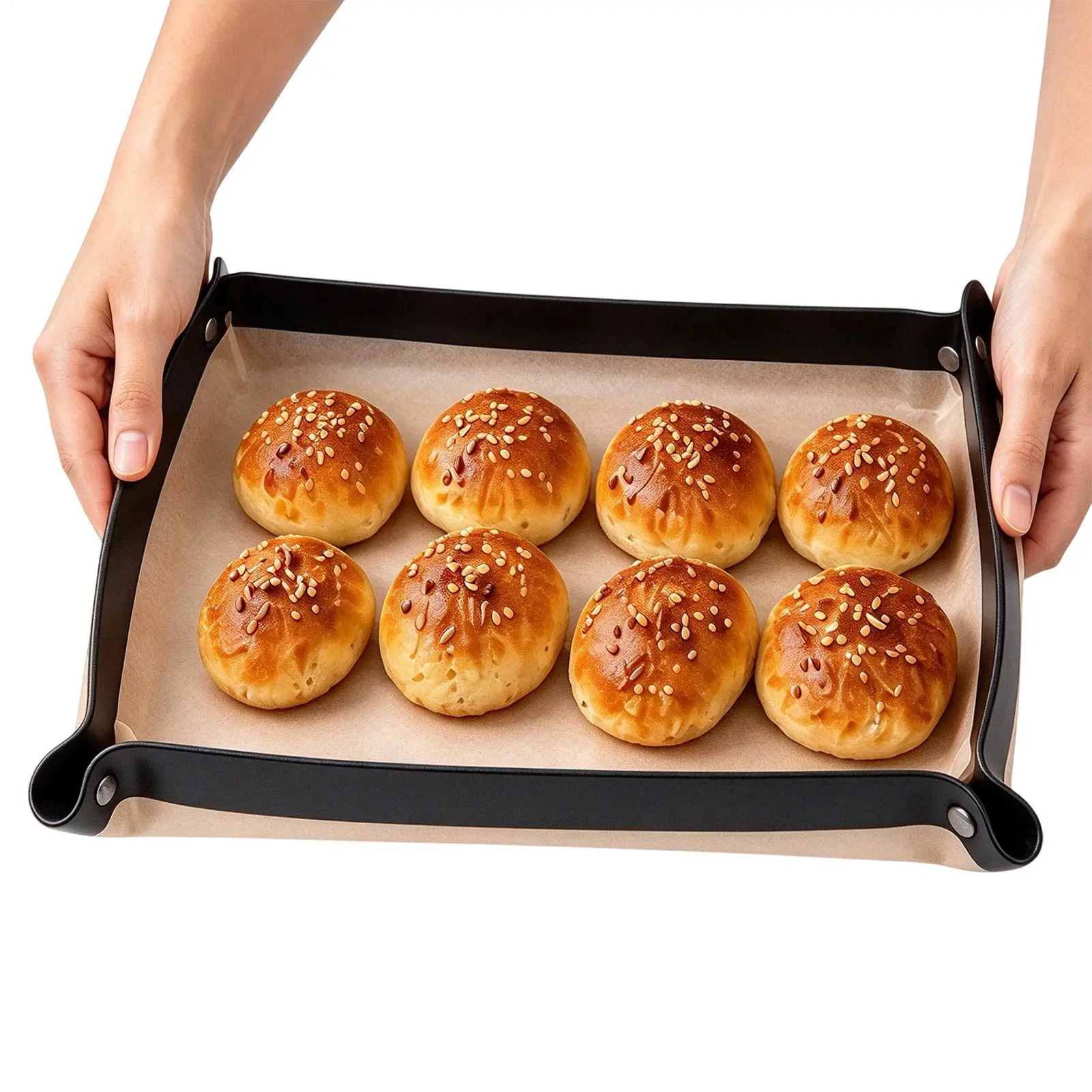 Silicone Mat Baking Non Stick Oven Cooking Sheet Pan Leak Proof for Cookie Pie Bread Pastry Dough Kitchen Catering Bakery