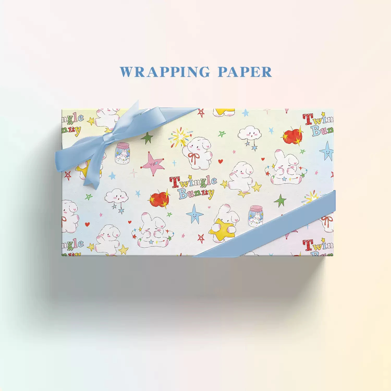 

ISUKA Star Bonnie Star Bonny Cute Cartoon Gift Wrapping Paper Large size Gift Wrapping Paper for kids' Birthday Party
