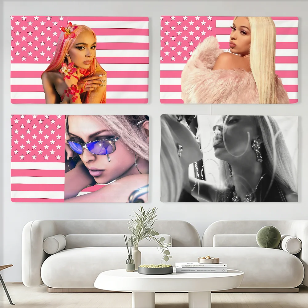 Bandera del cantante español B-Bad Gyal, adecuada para fiestas, clubes, decoración de paredes interiores y exteriores, regalo