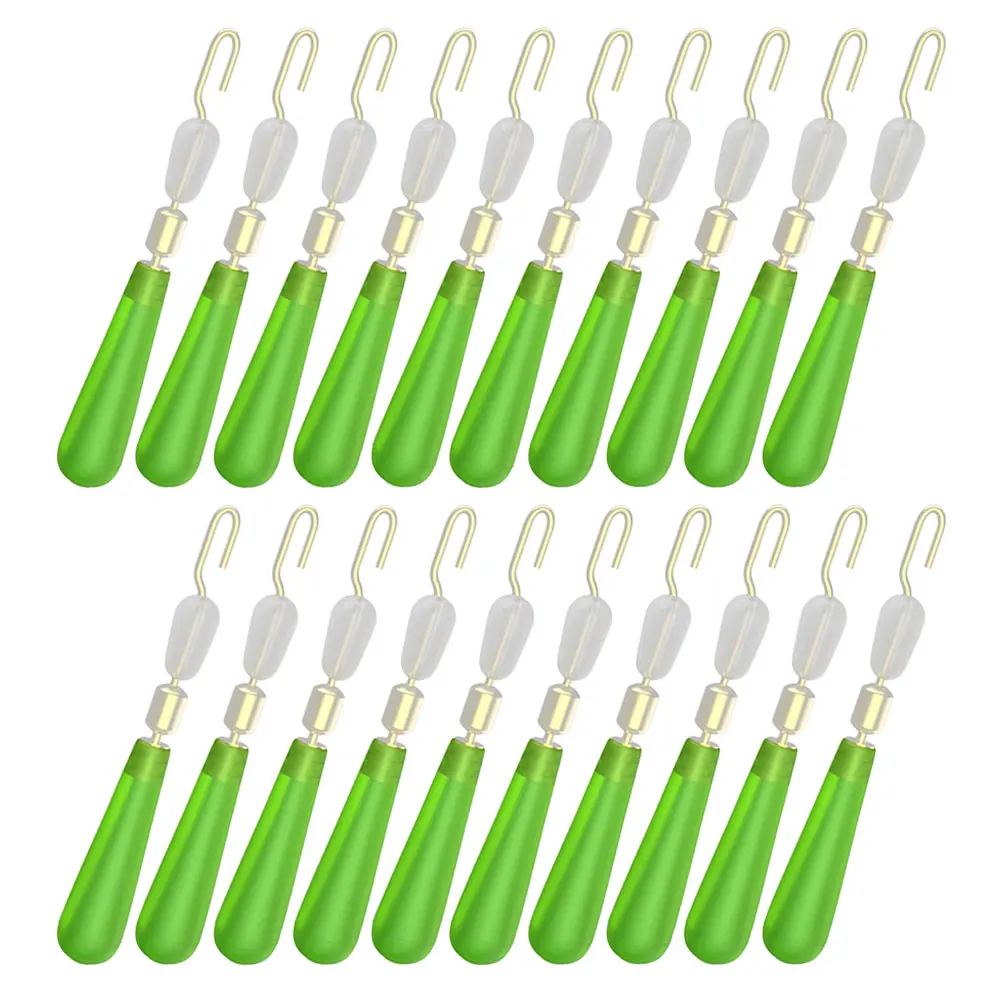 

25 Pcs Buoy Floating Seat Small Silica Gel Fishing Stopper Beads Saltwater