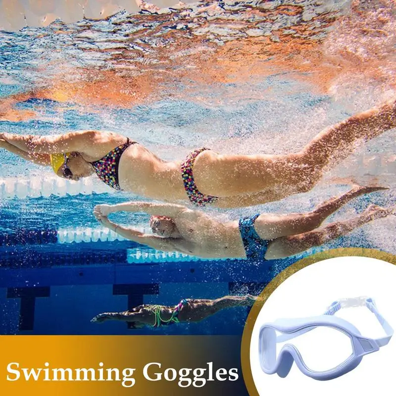 Adult Goggles For Swimming Adult Men Women High Definition Swim Goggles No Leaking Swim Glasses Adjustable Comfort For Youth Men