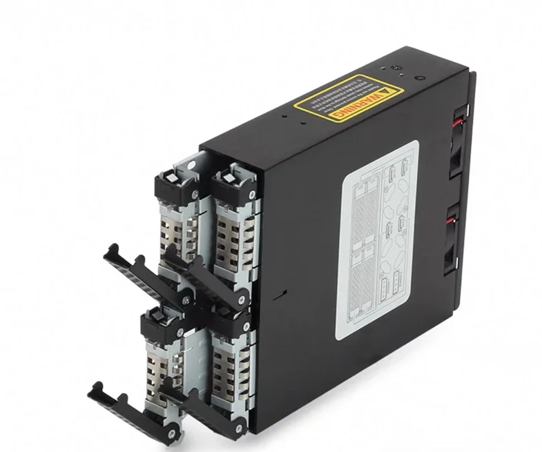 Отсек для оптического привода Коробка для жесткого диска 4-зонный 2,5-дюймовый SATA/SAS SSD с возможностью горячей замены Встроенная коробка для извлечения жесткого диска MB994SP-4S