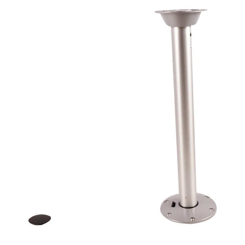 Marine Yacht RV Camper Car Base Support Kit Alloy Removable Table Legs Monochrome